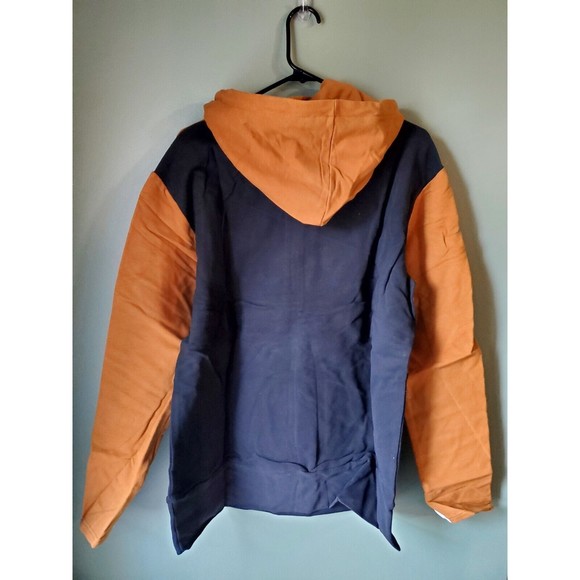 NWT Ampersand Ave Womens Half Zip Brown Black Single Hood Sweatshirt Hoodie 3XL - Picture 5 of 5